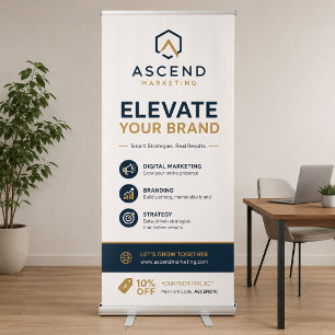 Custom Retractable Banner Stand Pop Up Display