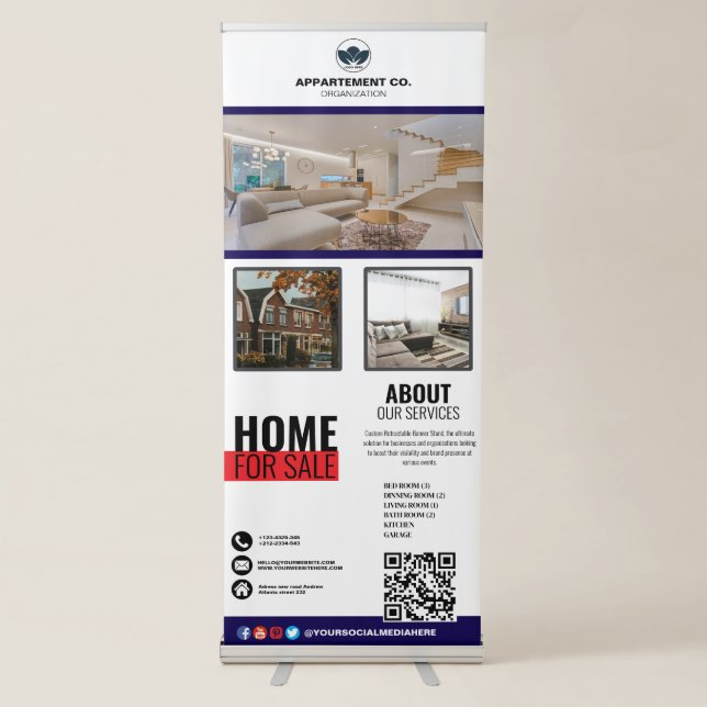 Custom Retractable Banner Stands: Your Portable  (Front)