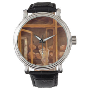 Custom retro BAKERY Watch
