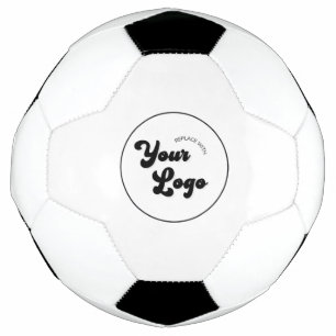 Custom Retro Circle Round Business Logo Branded    Football