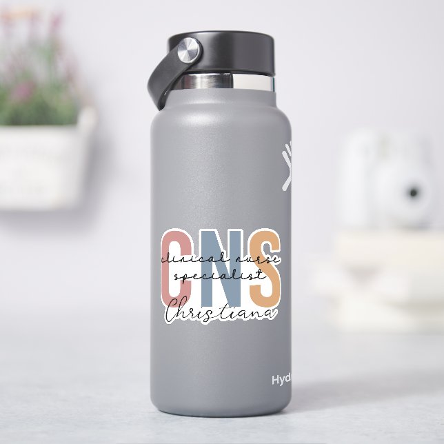 Custom Retro CNS Clinical Nurse Specialist (HydroFlask)