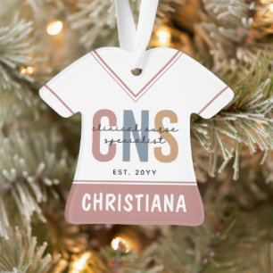 Custom Retro CNS Clinical Nurse Specialist Ornament