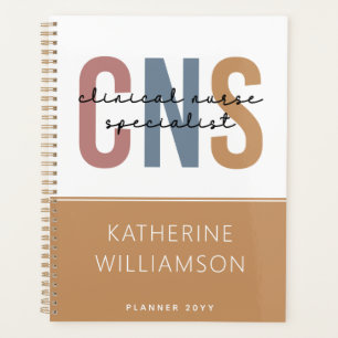 Custom Retro CNS Clinical Nurse Specialist Planner