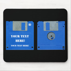 Custom Retro Computer Floppy Disc 3.5 Mousepad