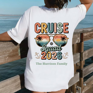 Custom Retro Cruise Squad 2026 Family Vacation Tri-Blend Shirt