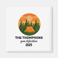 Custom retro family Mountain vacation
