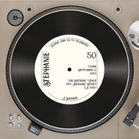 Custom Retro Faux Vinyl Record Music 50th Birthday