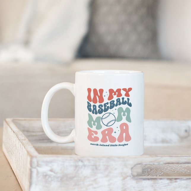 Custom Retro "In My Baseball Mum Era" Coffee Mug (Creator Uploaded)