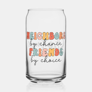 Custom Retro Neighbours by Chance Friends by Choic Can Glass