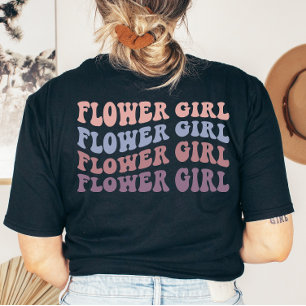 Custom Retro Sister of the Bride Wedding Party T-Shirt