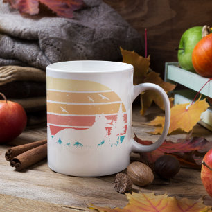 Custom Retro Styled Corgi Dog Lover Trainer Coffee Mug