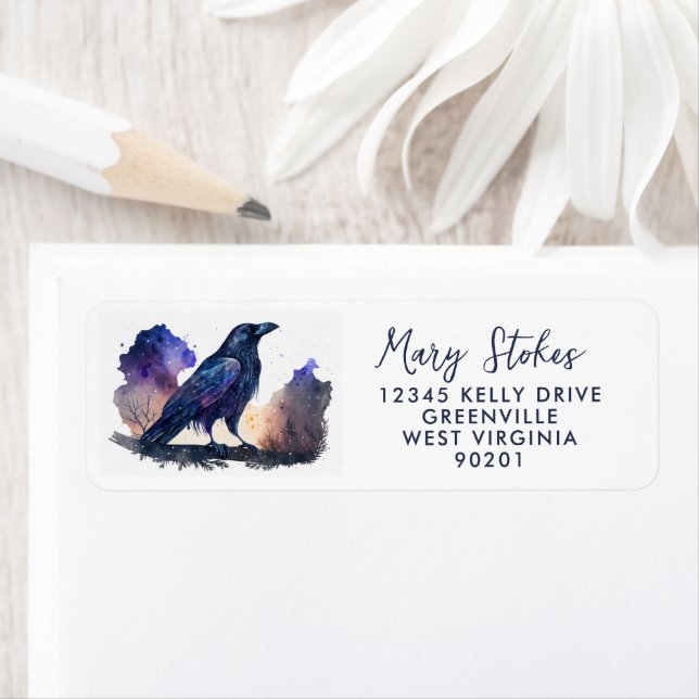 Custom Return Address Envelope | Starry Night Sky  (Insitu)