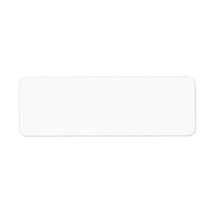 Custom Return Address Labels DIY Blank Template