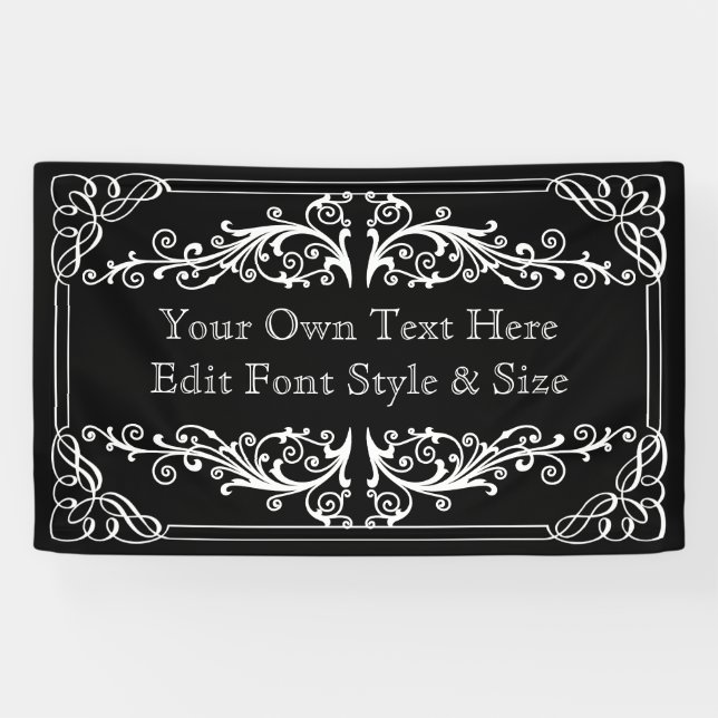 Custom reunion celebration party banner (Horizontal)