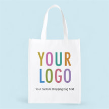 Custom Reusable Shopping Bag with Logo No Minimum