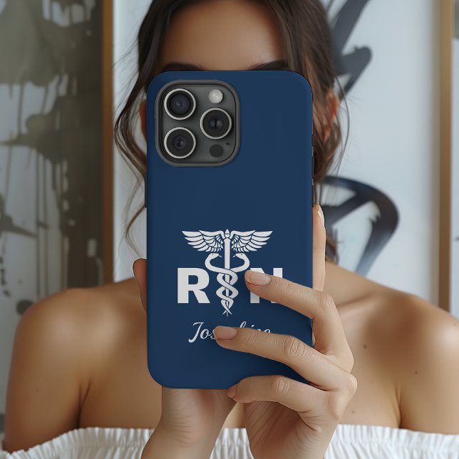 Custom RN nurse school graduate phone case gift (rn graduation personalized gift, nurse thank you phone case, healthcare professional gift case,)