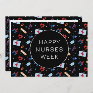 Custom RN Nurses Week   Doctor Medical Pattern Thank You Card