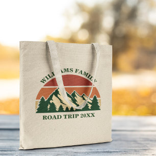 Custom Road Trip or Outdoor Family Reunion Tote Bag
