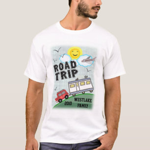 Custom Road Trip Vacation Men's T-Shirt