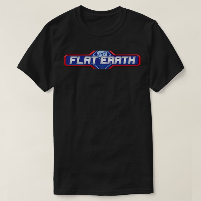 Custom Robo Flat Earth 2 T-Shirt (Design Front)