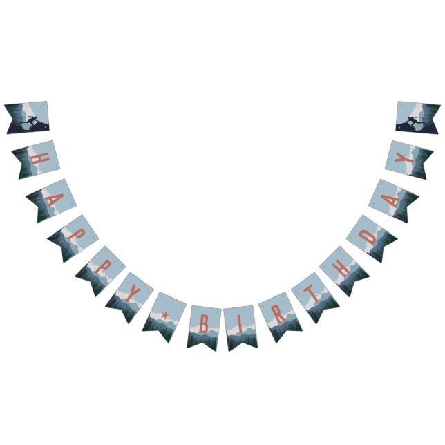 Custom Rock Climbing Theme Birthday Party Bunting (All)