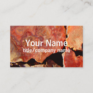 custom rock design business card template