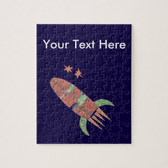 Custom Rocket Puzzle (Vertical)