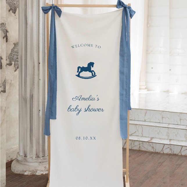 Custom Rocking Horse baby shower Banner (Creator Uploaded)
