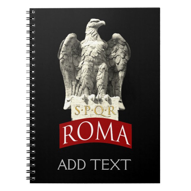 Custom Roman Eagle Notebook (Front)