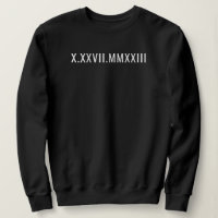 Custom Roman Numeral Anniversary Date Est Year