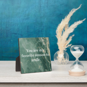 Custom Romantic Quote Print – Favorite Reason to S Plaque
