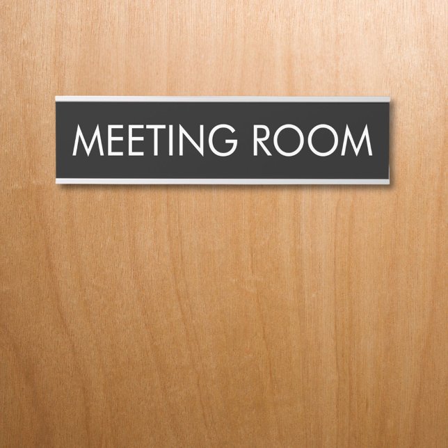 Custom Room Name Simple Modern Minimalist Door Sign (In situ)