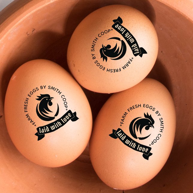Custom Rooster Egg Mini Stamp (Creator Uploaded)
