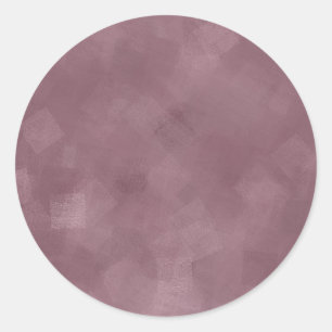 Custom Rose Gold Blank Template Add Your Text Classic Round Sticker