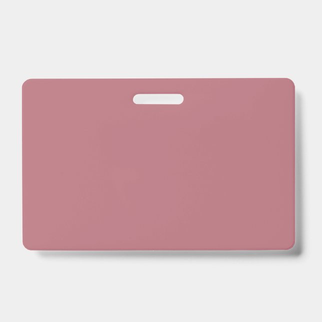 Custom Rose Gold PVC Badge ID Badge (Front)