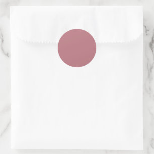 Custom Rose Gold Round Sticker