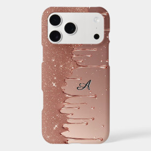 ✨ Custom Rose Gold Shine Glitter Name Drip