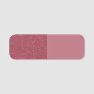 Custom Rose Gold Split Classic Name Tag