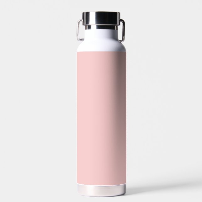 Custom Rose Quartz Insulated Water Bottle (Front)