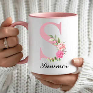 Custom Roses Floral Mug Mother’s Day Gift for Mum