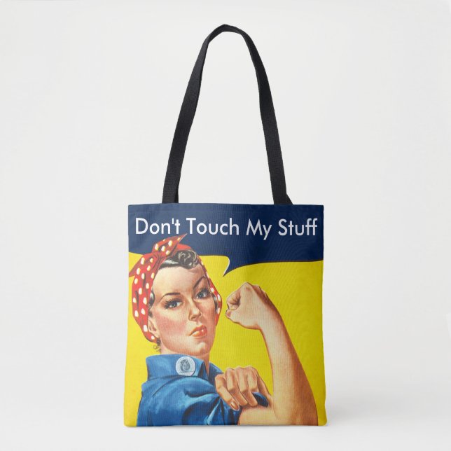 Custom Rosie we can do it Tote Bag (Front)