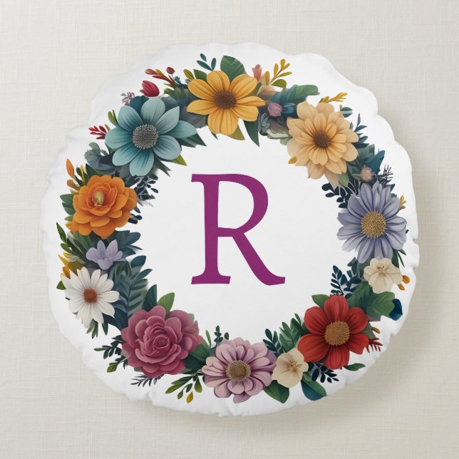 Custom Round Cushion (Front)