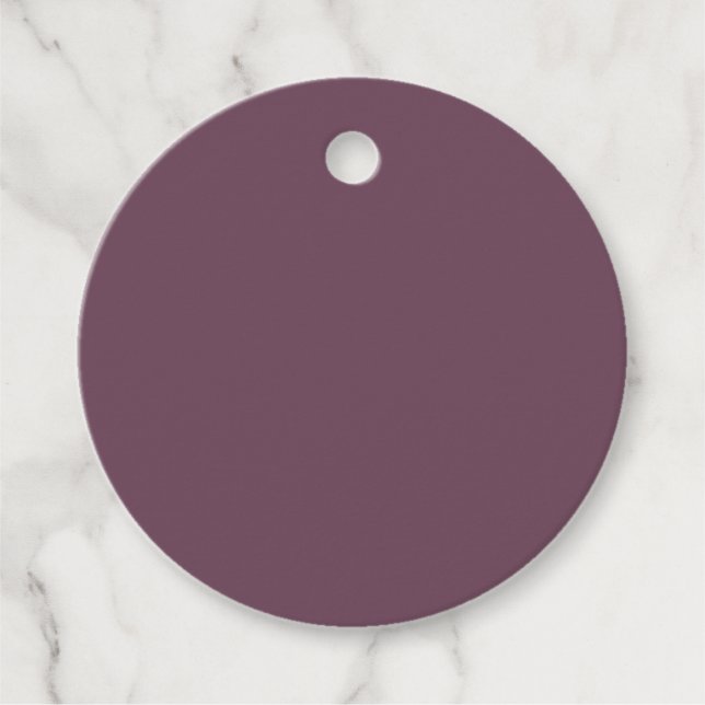 Custom Round Favour Tags (Front)