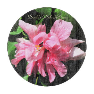 Custom Round Glass Cutting Board/Trivet  12" Cutting Board