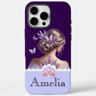 Custom Royal Lavender Butterfly Case for iPhone 11