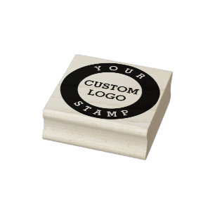 Custom rubber stamp, logo stamp, business branding rubber stamp