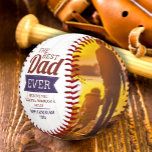 Custom Rustic Best Dad Ever Father`s Day Photo Baseball<br><div class="desc">Cherish your most treasured memories with our one-of-a-kind Rustic 'Best Dad Ever' Photo Baseball. This unique gift is perfect to celebrate and honour the leading man in your life with a touch of warmth and an abundance of love. Each baseball is meticulously designed and thoughtfully crafted by our experienced Mylini...</div>