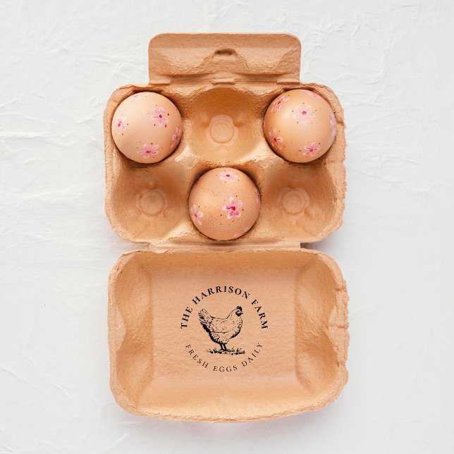 Custom Rustic Chicken Drawing | Vintage Egg Stamp (Creator Uploaded)