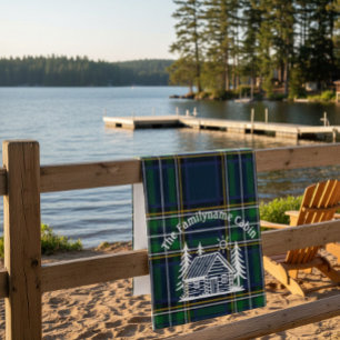 Custom Rustic Family Cabin Bath Towel