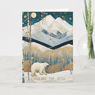 Custom Rustic Thinking of You Card